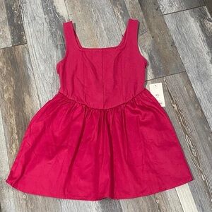 Charming Pink Sleeveless Kids Dress